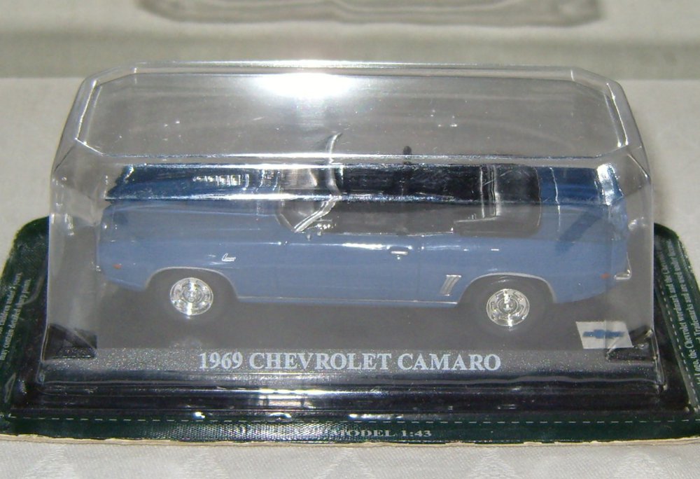 Chevrolet Camaro Cabriolet Convertible 1969 Modell blau limitierte Auflage originalverpackt in 1:43 Chevrolet Camaro Cabriolet Convertible 1969 Modell blau limitierte Auflage originalverpackt in 1:43