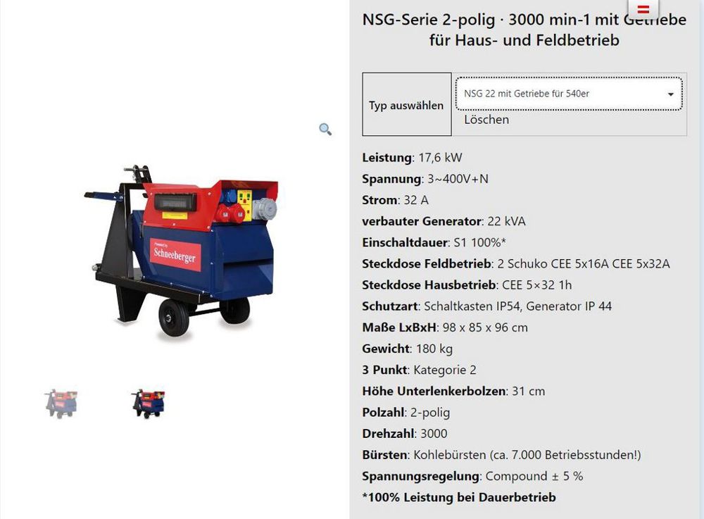 Notstromaggregat NSG 22 U 540 Schneeberger NEU Originalverpackt 5071 Salzburg Notstromaggregat NSG 22 U 540 Schneeberger NEU Originalverpackt 5071 Salzburg