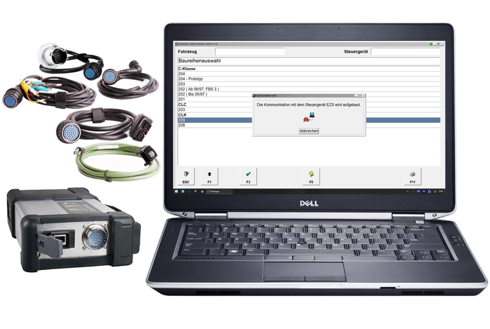 Mercedes Diagnosesystem Vollversion XENTRY 12-2023 inkl. LKWs Vediamo HHT WIS EPC SDconnect 
