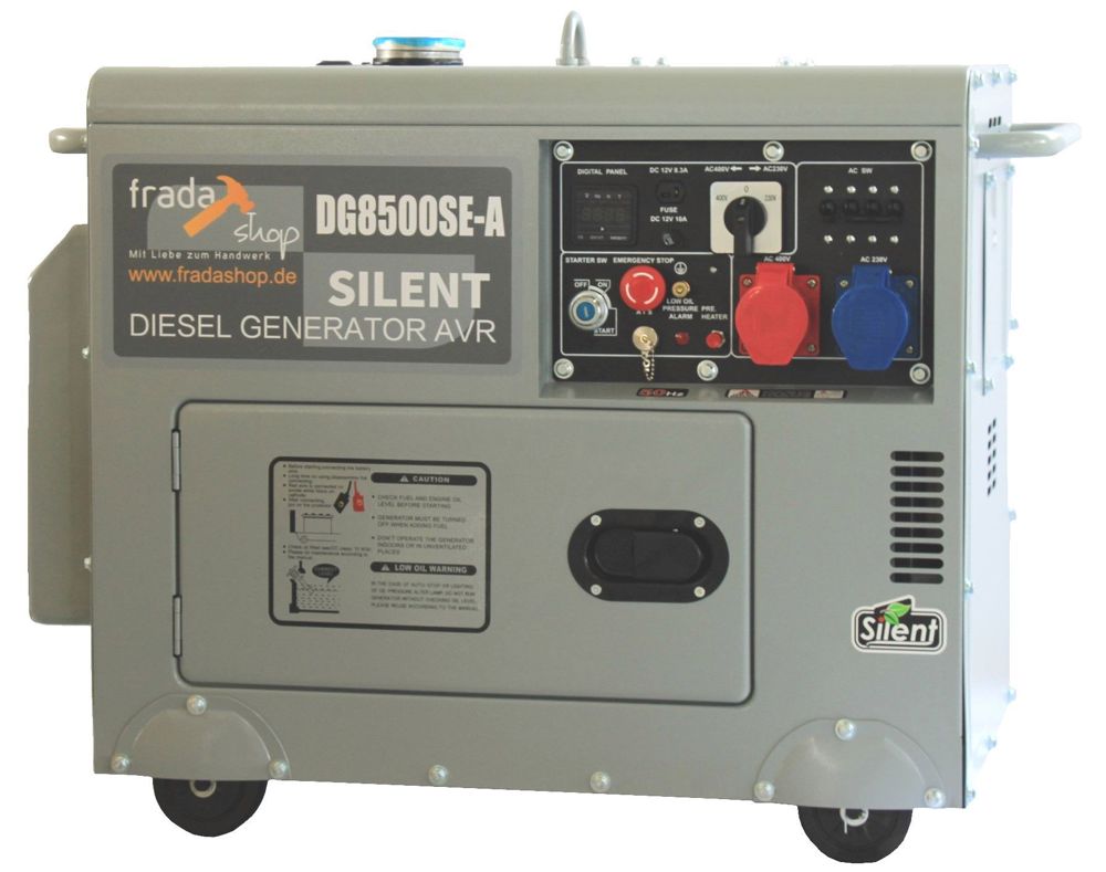 Diesel Stromgenerator Stromerzeuger AVR ATS FB 7,0kw! +++ Lagerräumung +++