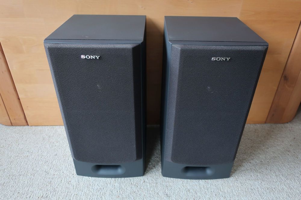 2 Sony SS-H 2700 3-Wege Lautsprecherboxen 6 Ohm 70 Watt schwarz grau
