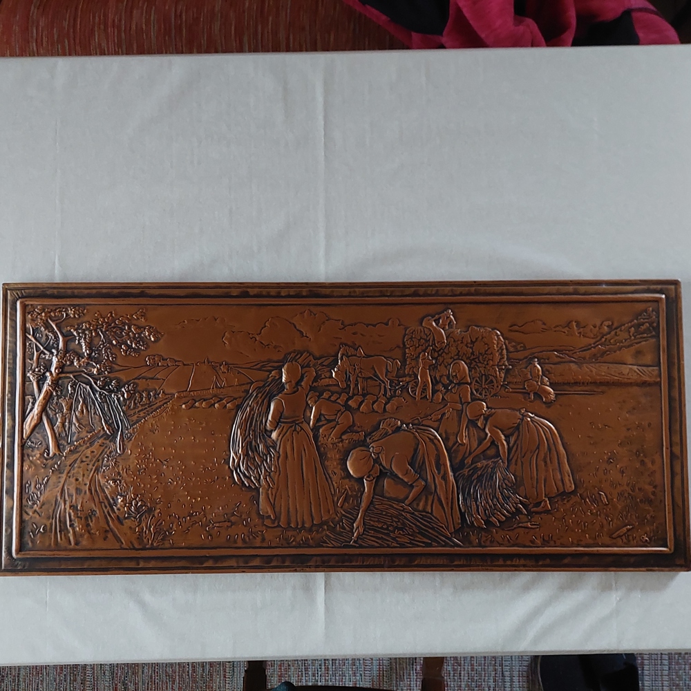 Kupferstich, "Getreideernte".