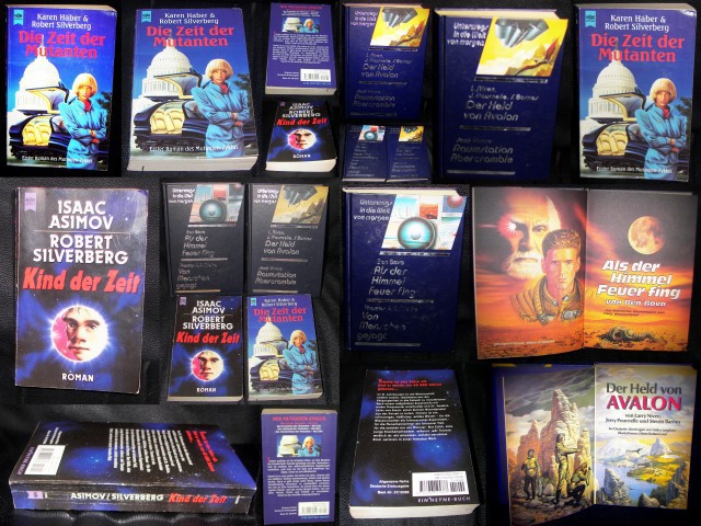 4 Science-Fiction   Fantasy Bücher im Konvolut * Isaac Asimov*Robert Silverberg u.a.