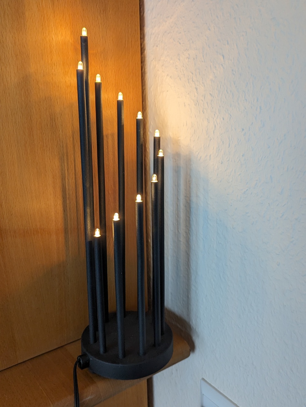 Lampe mit 11 Strahlern - Leuchtstäben