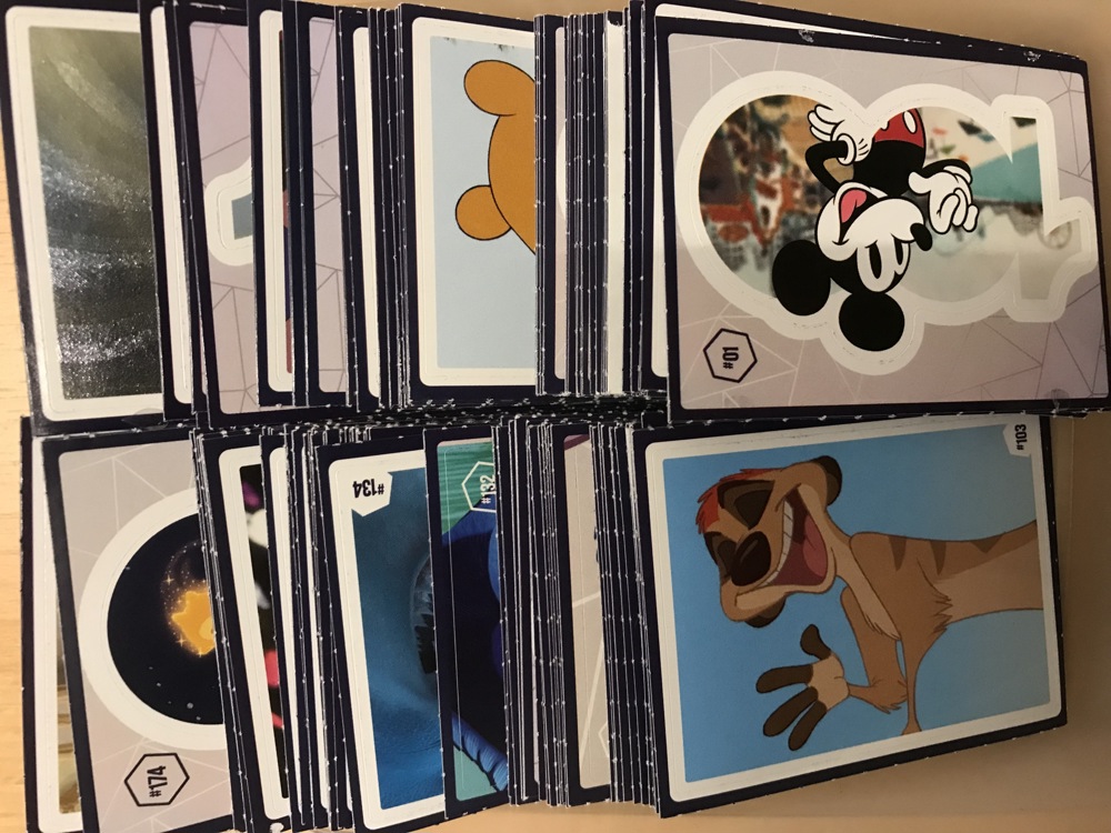 100 Jahre Disney, Sticker von Rewe 2023, pro Sticker 0,10  (10 Sticker für 1 Euro)