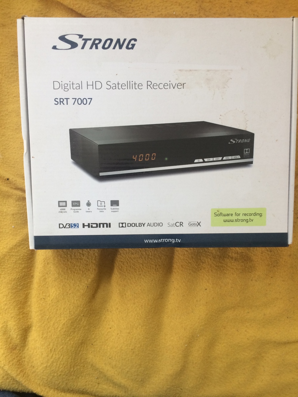 Stromng HD  Satellite Receiver  SRT 7007