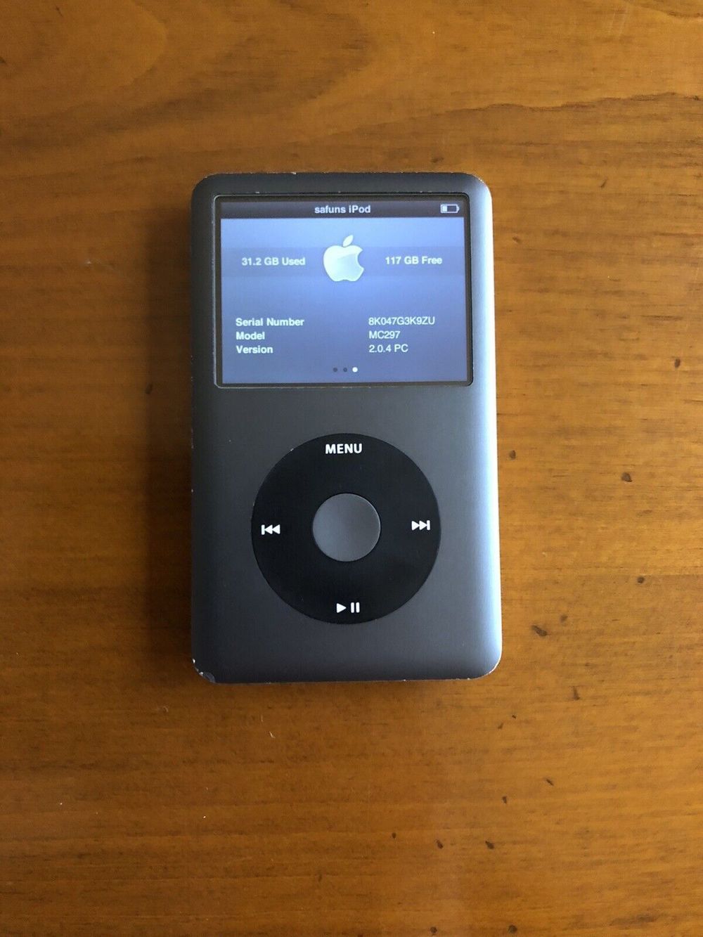 Apple iPod Classic MC297 7. Generation - 160GB - Schwarz