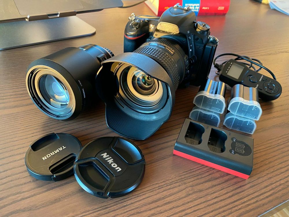 Nikon D750 mit Zoom-, Makro- und Tilt-Shift Objektiv 