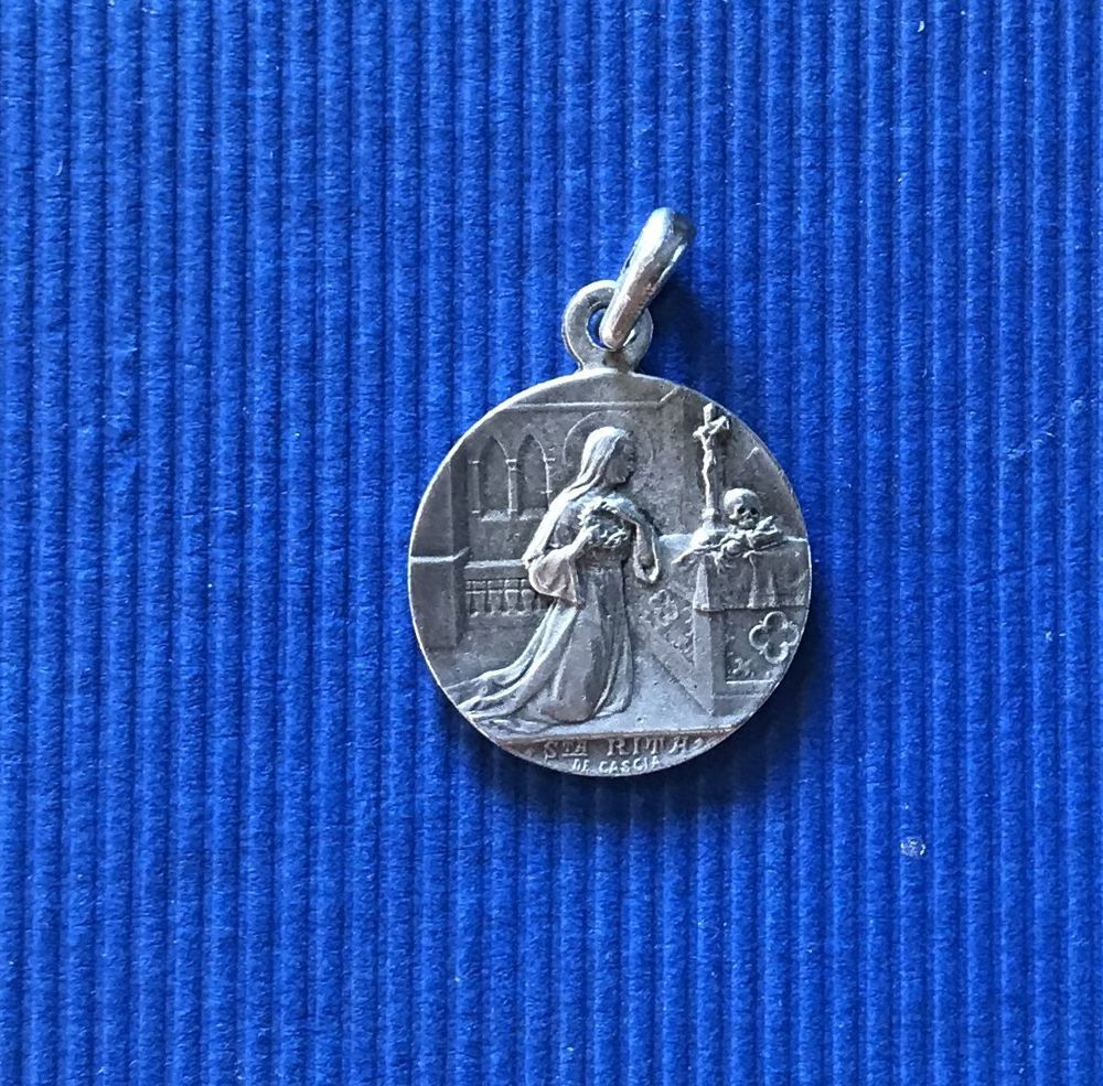 Amulett Hl. Rita de Cascia oder Tierkreiszeichen 