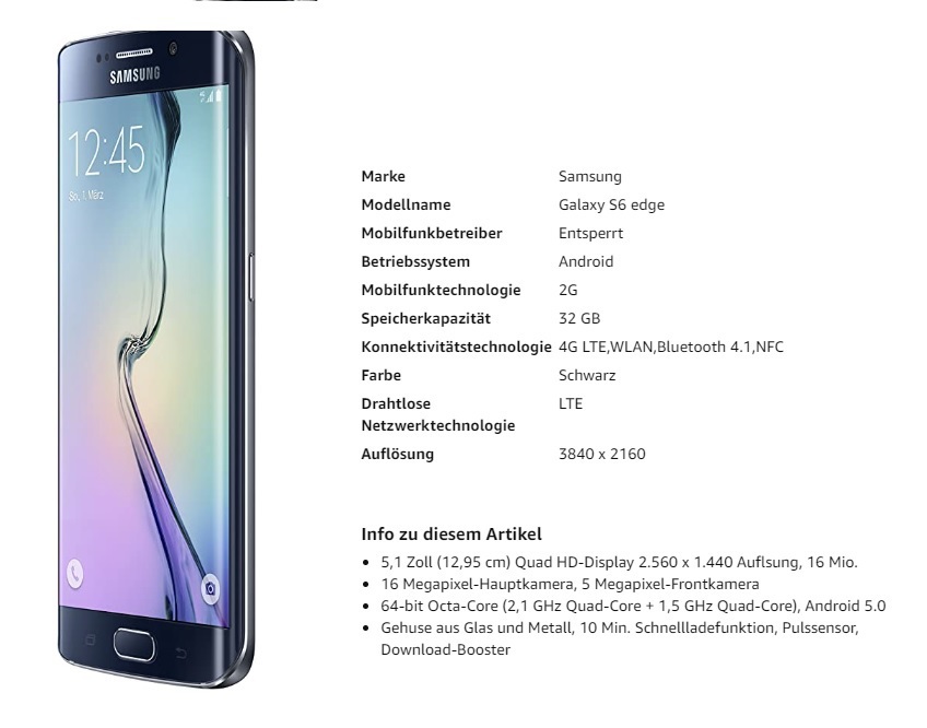 Samsung Galaxy S6 edga