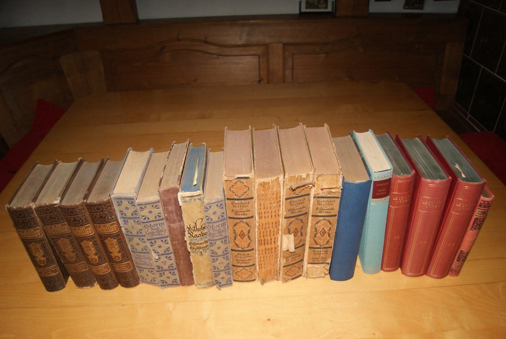 Weltliteratur Lessing, Schiller, Storm, Goethe, Stifter