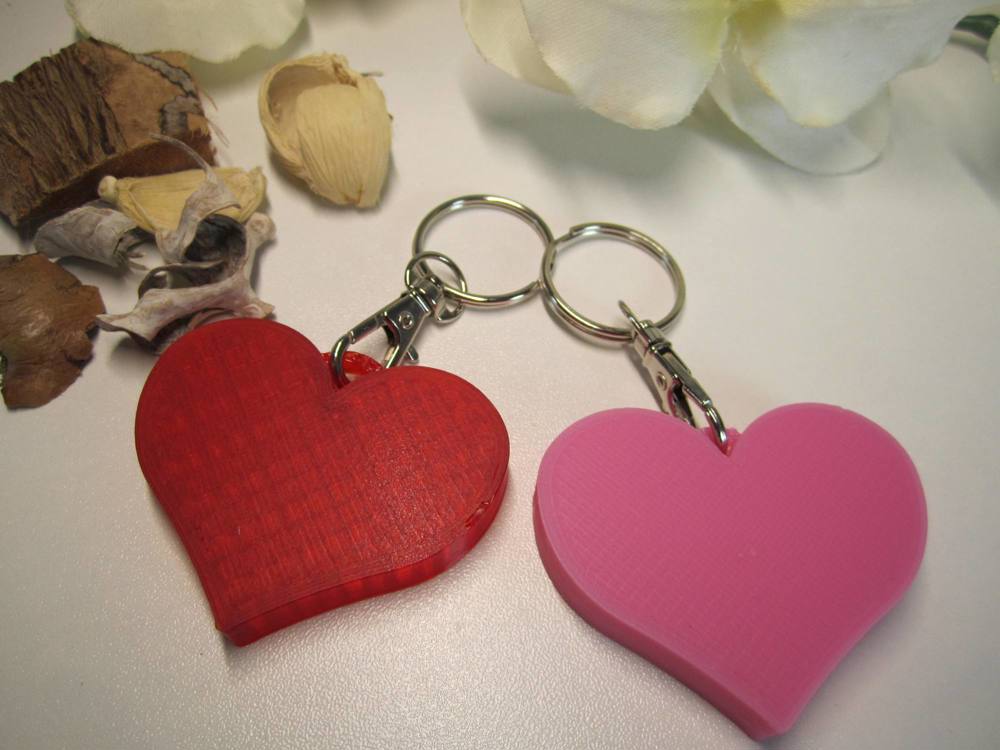 Schlüsselanhänger Herzen zum Valentinstag Isländer Elfen Schmetterlinge Wunschnamen