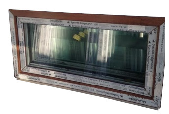 Kunststofffenster, neu auf Lager 120x60cm (bxh) Eiche Gold