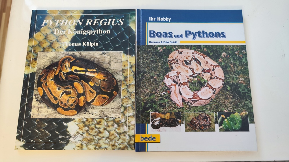 Fachbücher Phytons und Boas