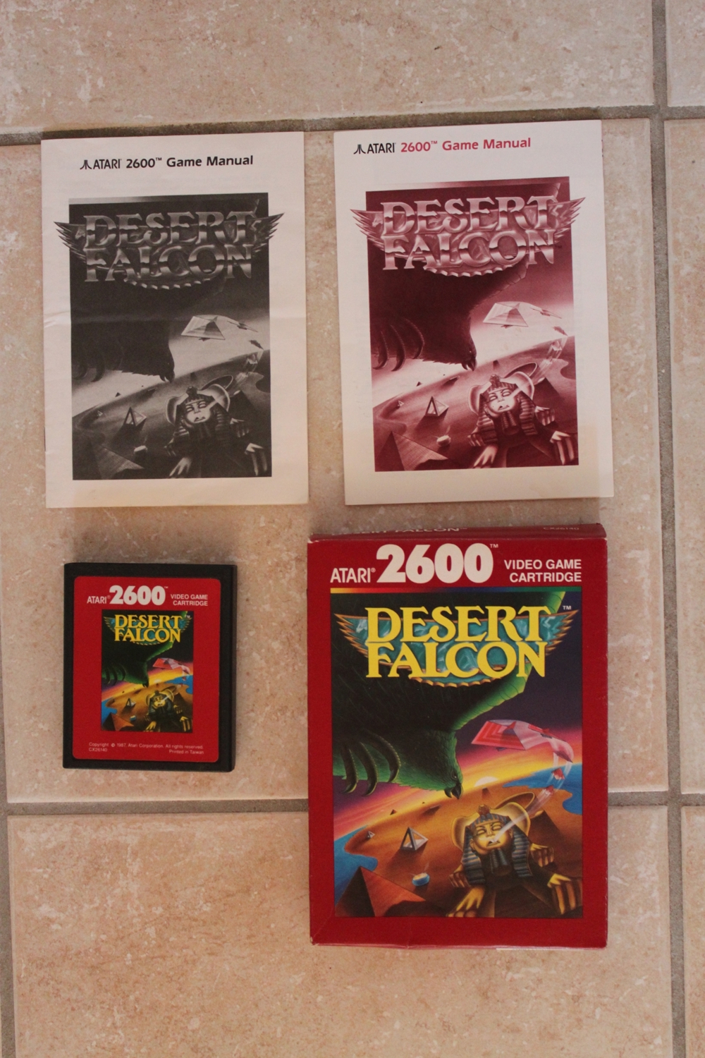 Atari 2600 Desert Falcon abzugeben !