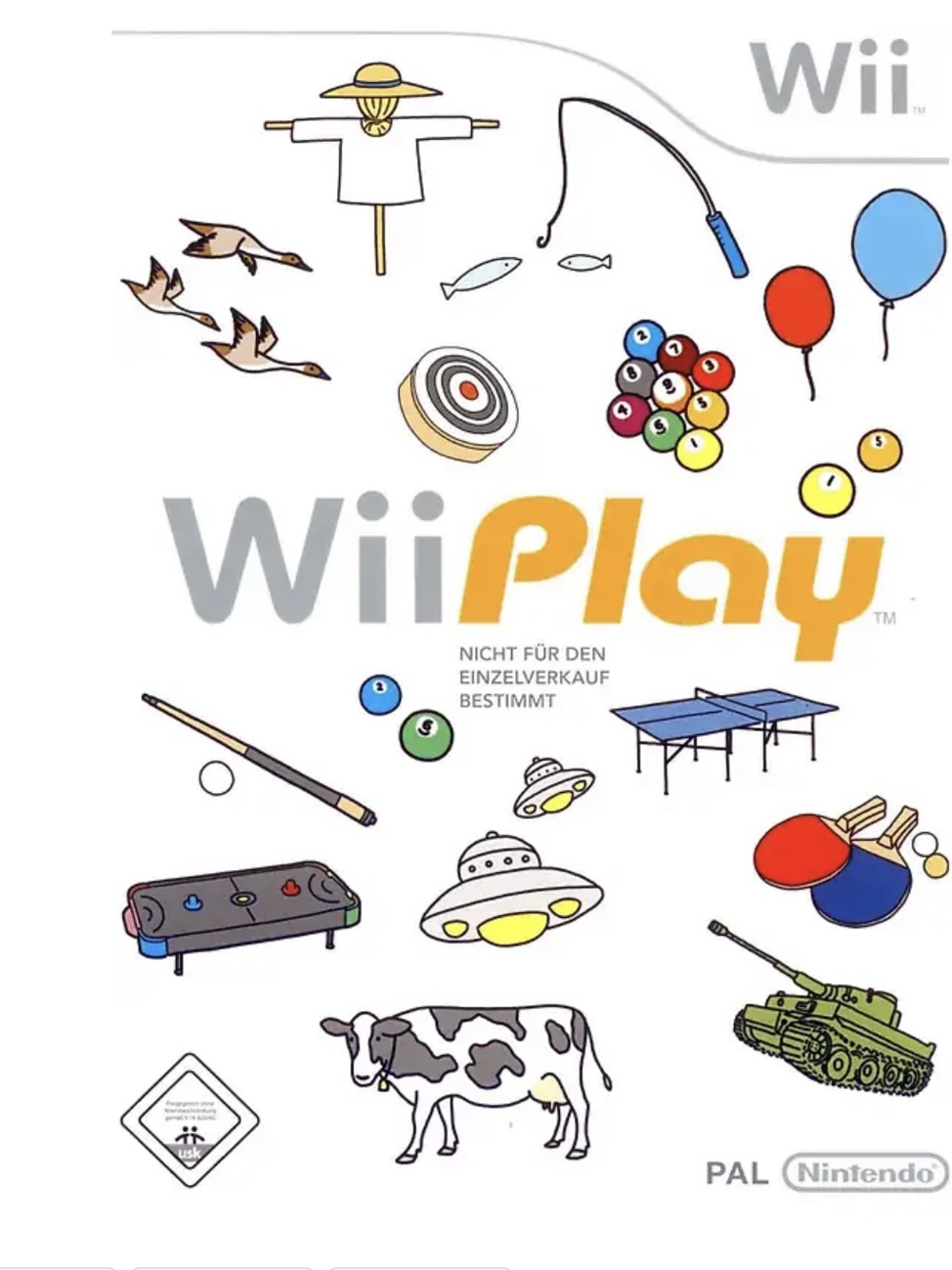 Wii Spiel  Wii Play 