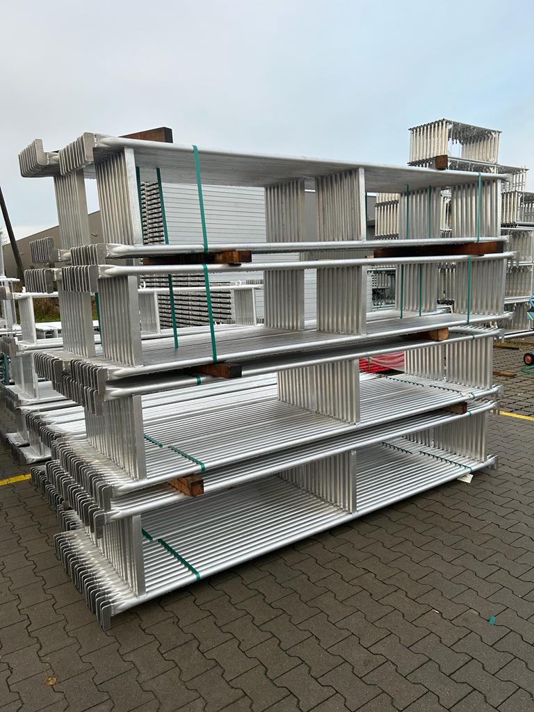 Scaffolding 76,80 m2 scaff 70 Baugerüst stahl Arbeitsgerüst Skele schele Kostenlose Lieferung 