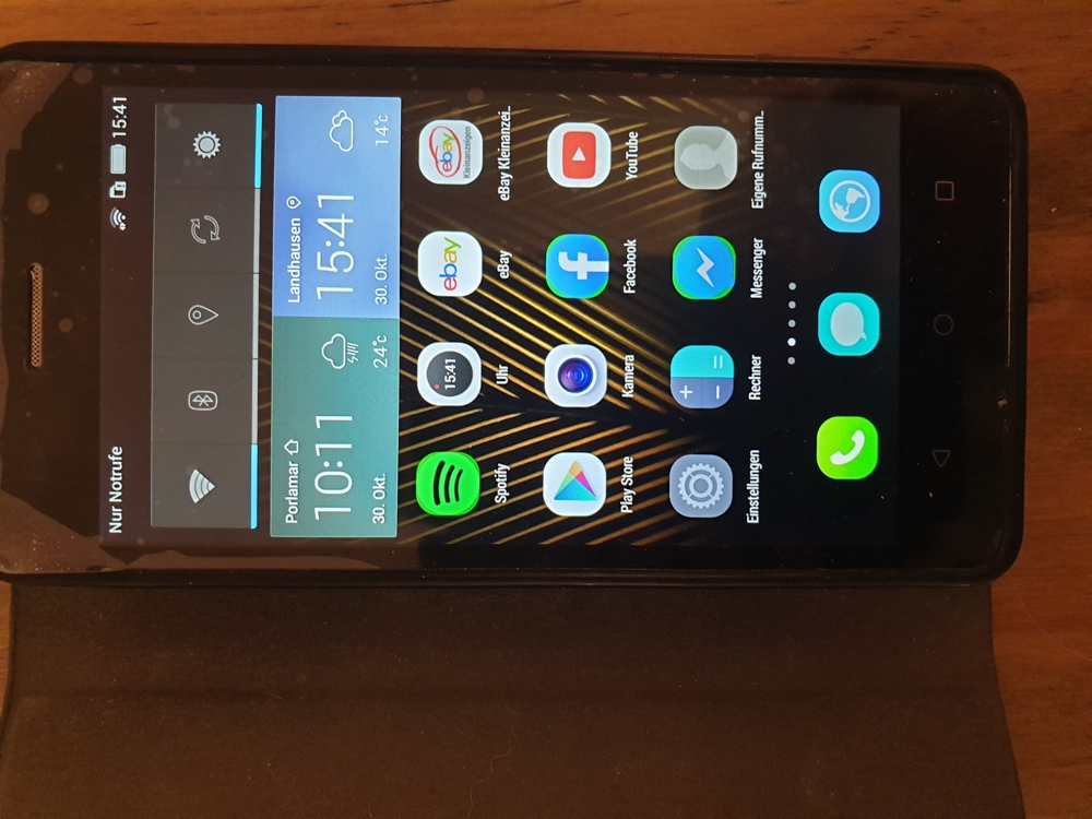 Smartphone HUAWEI G Play mini , Model CHC-U01 in gold