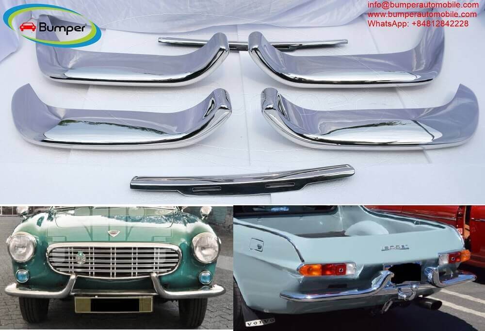 Volvo P1800 Jensen Cow Horn according to customer's request  One set includes :  One front bumper in