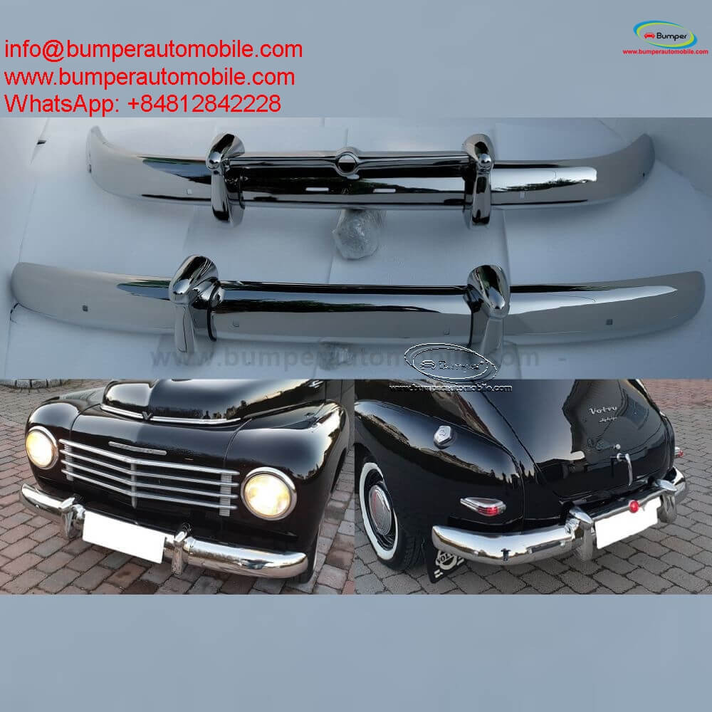 Volvo PV 444 bumper (1950-1953) by stainless steel 
