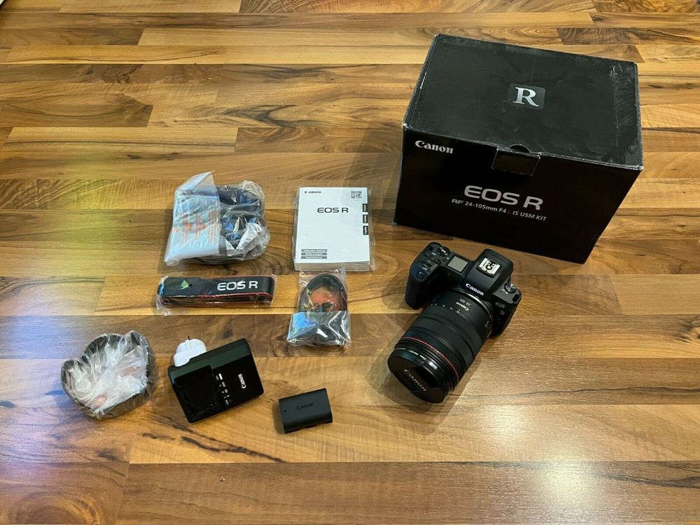 Canon EOS R + RF24-105 L Objektiv + EFEF-S Adapter