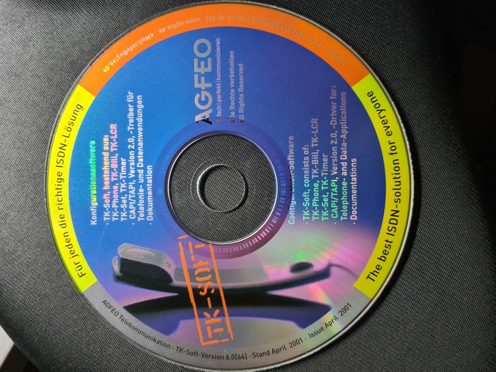 AGFEO Original CD "TK-Soft"