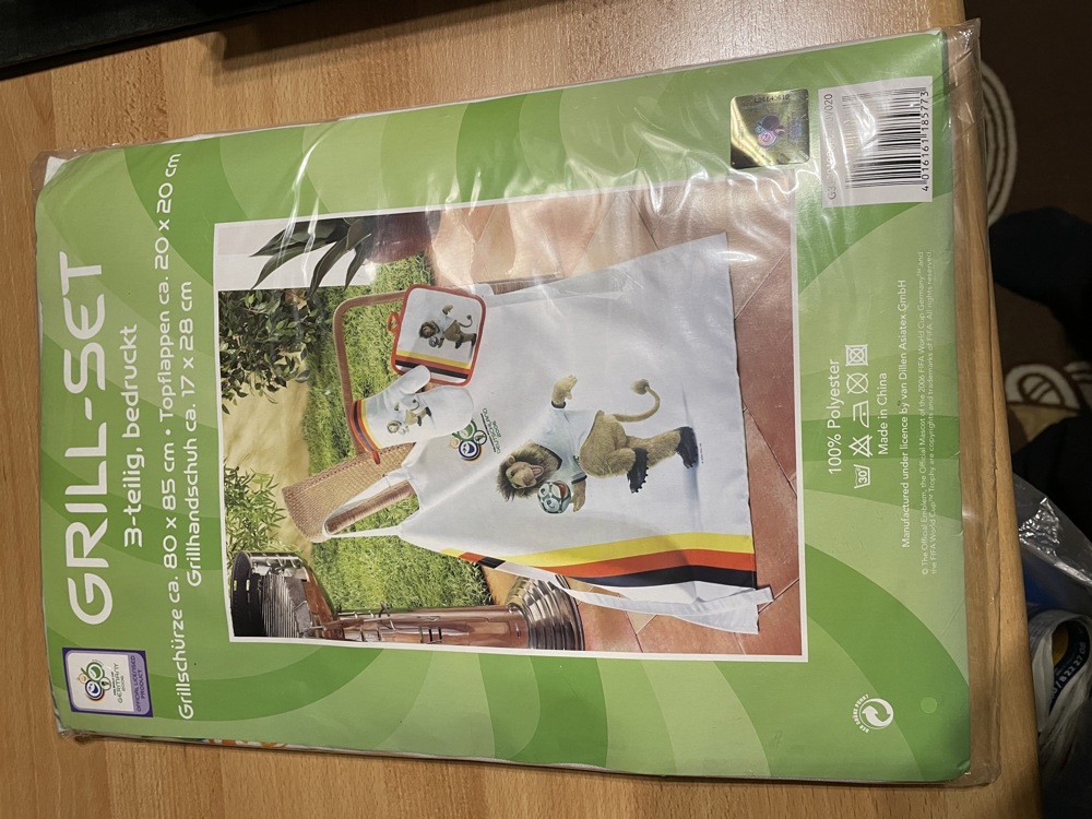 Grillset WM 2006 originalverpackt 