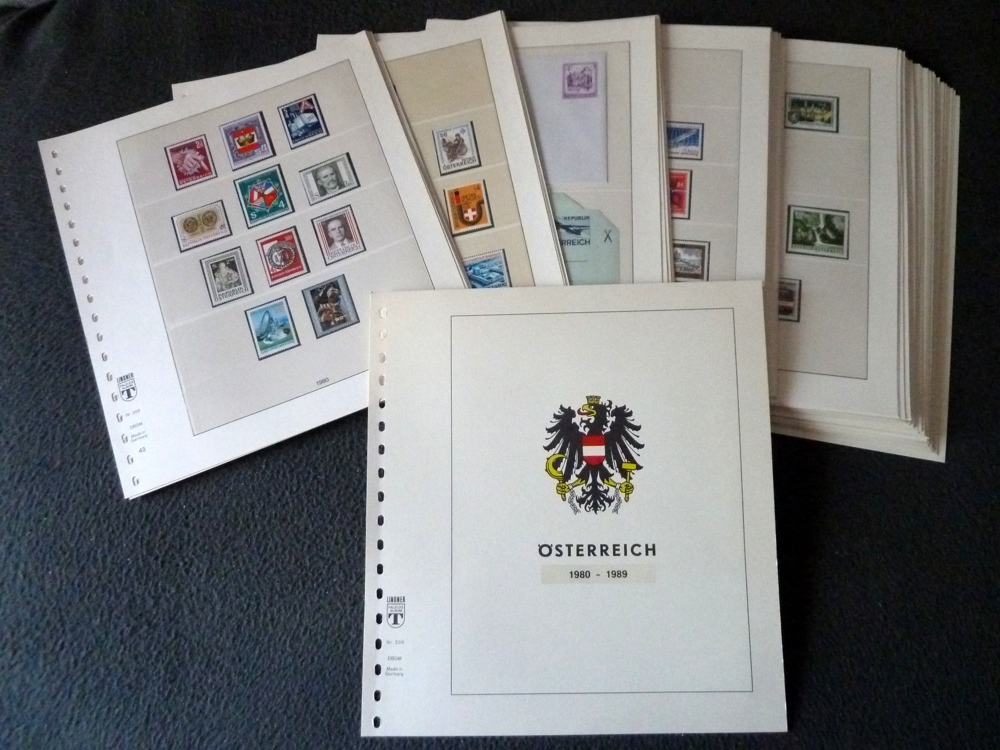 Österreich Briefmarken postfrisch Jahrgang 1980   1989 Mi. Nr. 1631   1977 