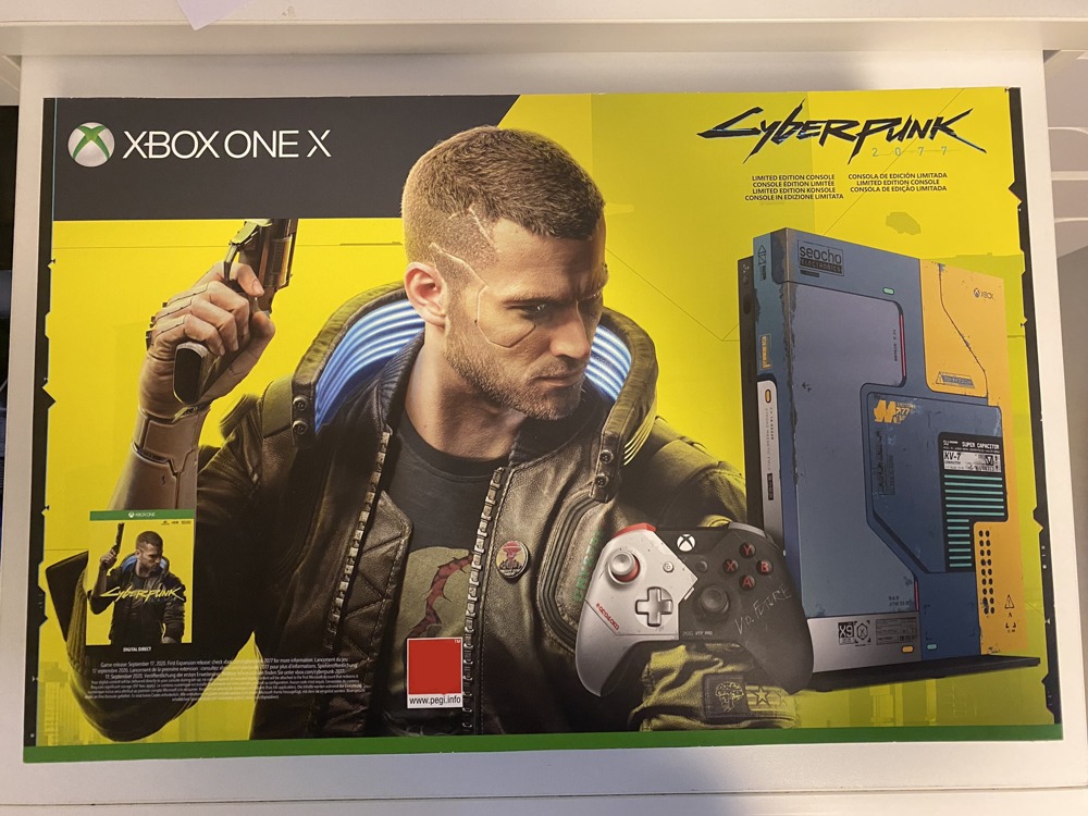 Xbox One X Cyberpunk 2077 Limited Edition NEU