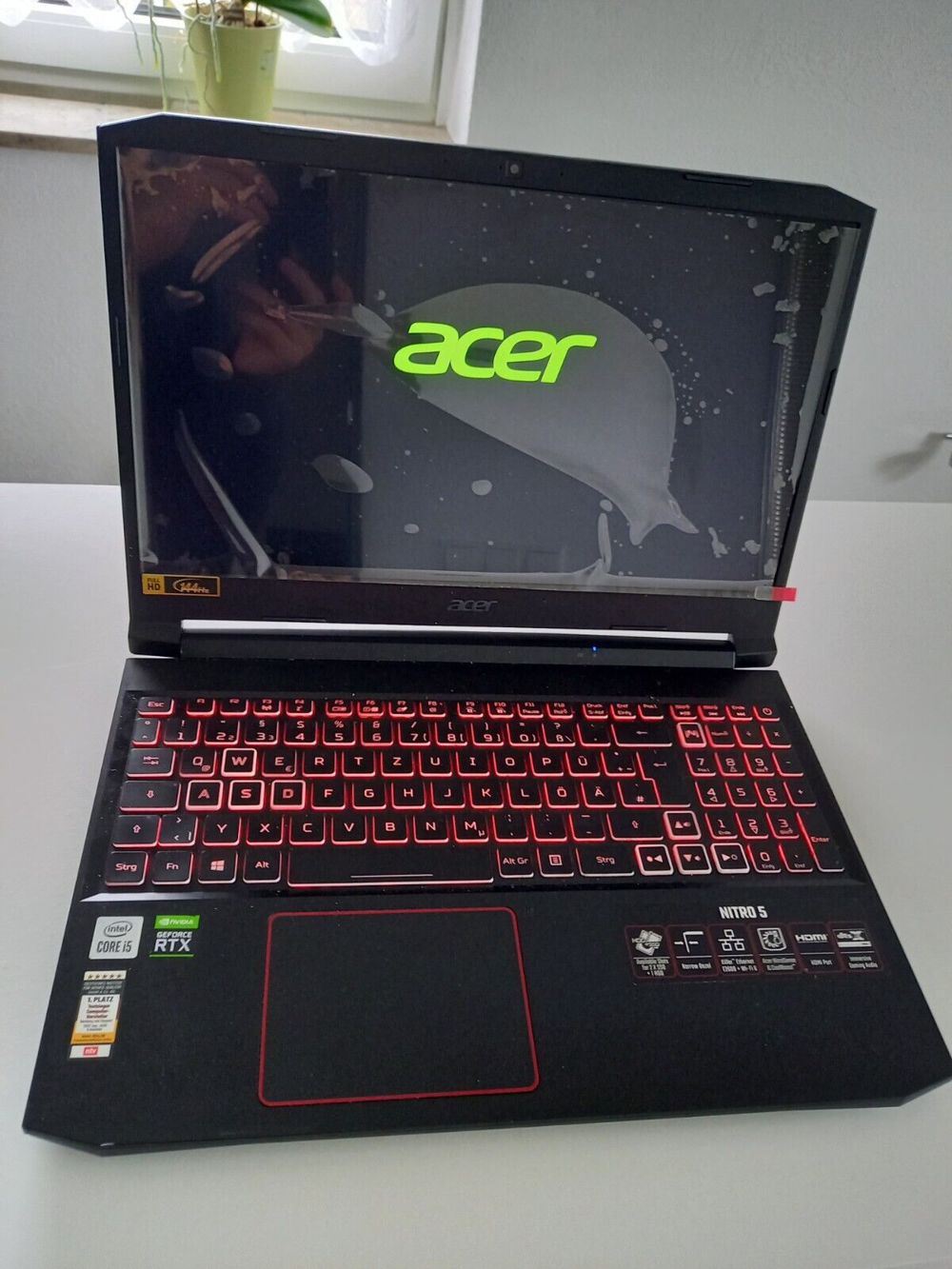 Acer Nitro 5 AN515-55 15,6 Zoll 512GB SSD, Intel Core i5-10300H, Geforce RTX3060