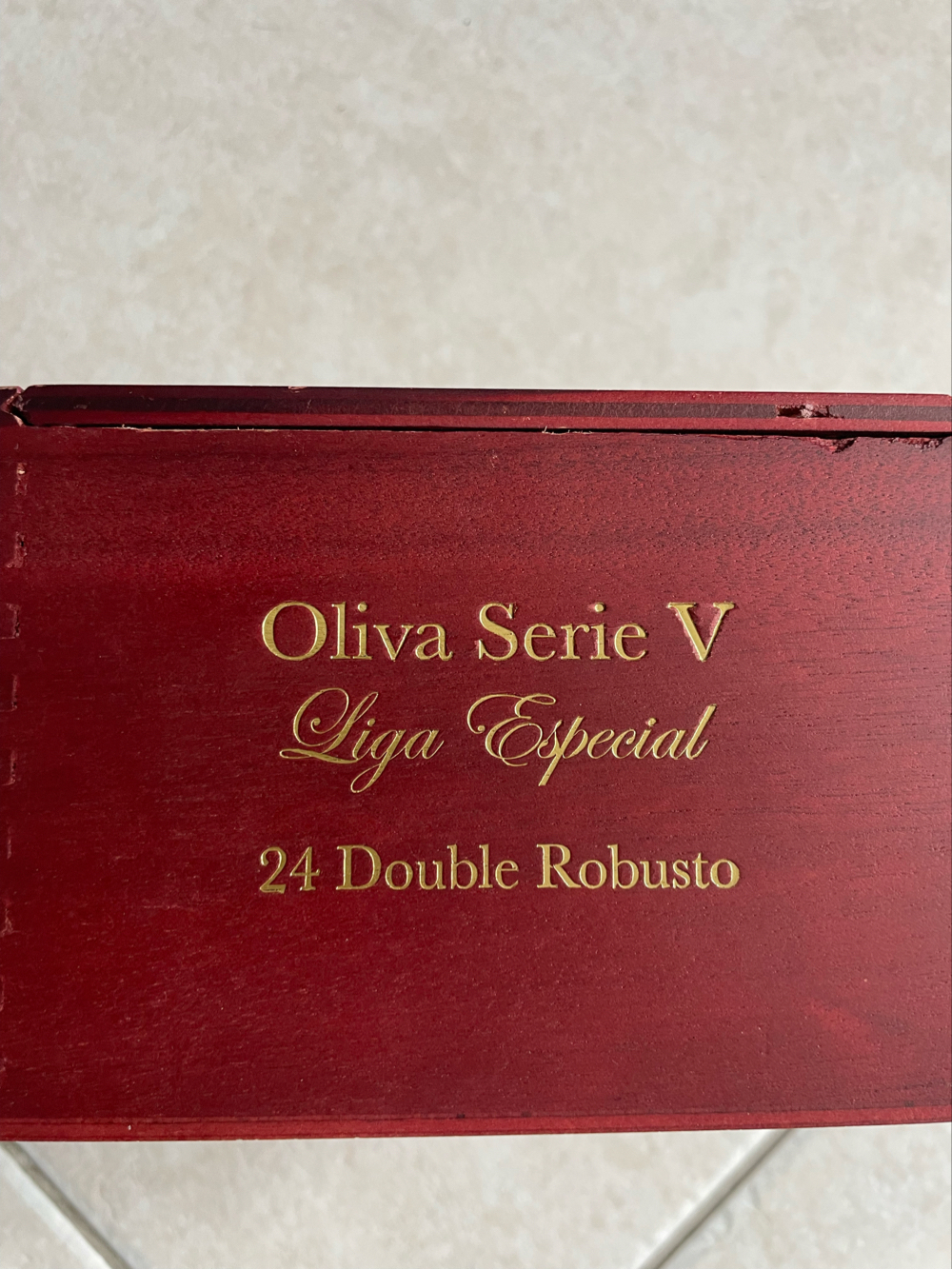 Zigarren Kiste mit 24 Oliva Serie V Double Robusto