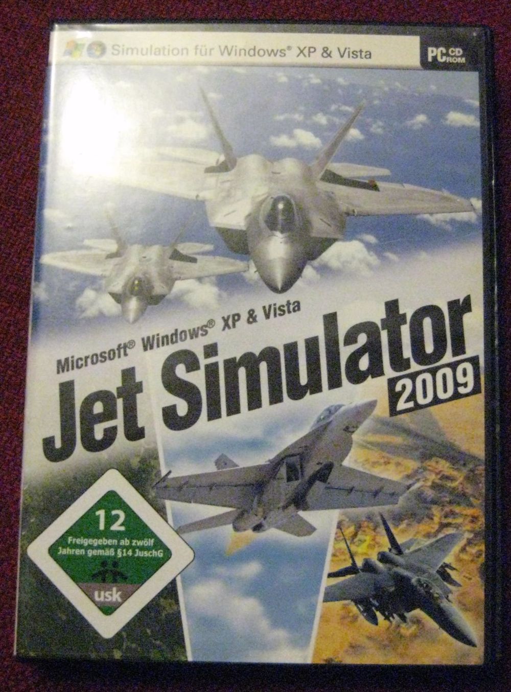 Jet Simulator 2009, tolles PC-Spiel für Liebhaber von Flugspielen, OVP, USK ab 12 Jahren