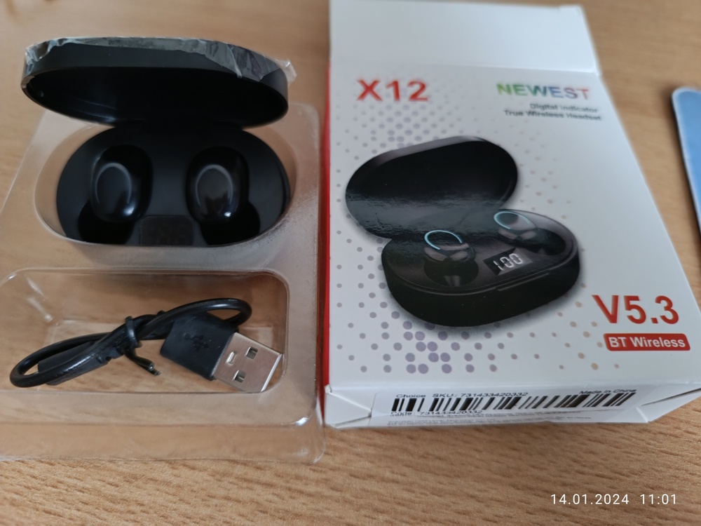 Bluetooth v5.3 Kopfhörer Tws in Ohr Bluetooth intelligente Digital anzeige Sport Hifi Stereo