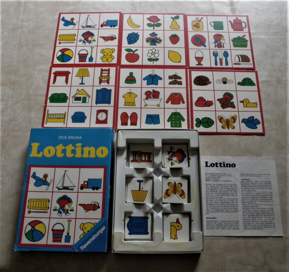 Kinderspiel Lottino