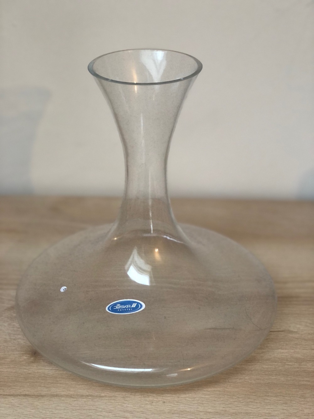 JOSKA CRYSTAL Weindekanter - aus mundgeblasenem Glas - H 24 cm   B 23 cm