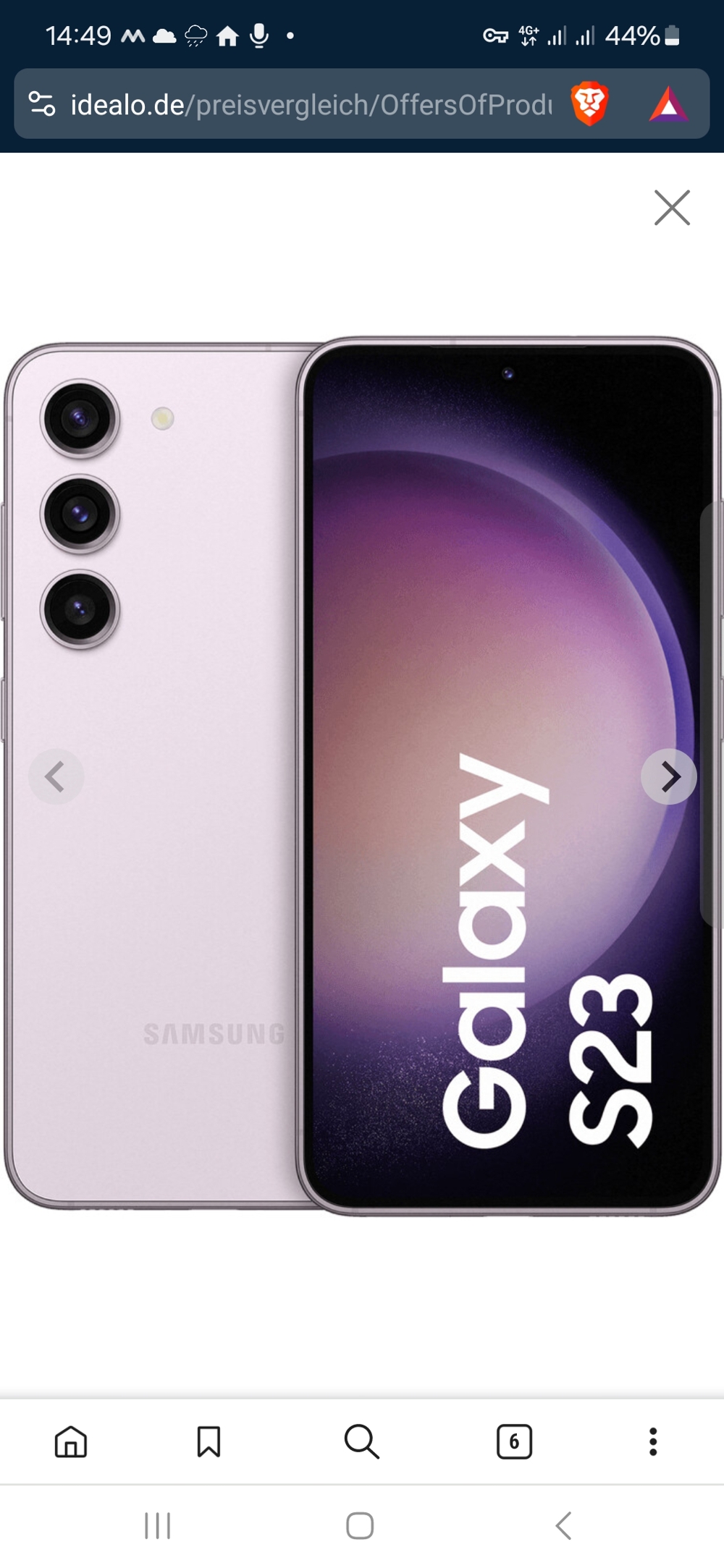 Samsung Galaxy S23 Neugerätwert 685 Euro an Höchstbieter
