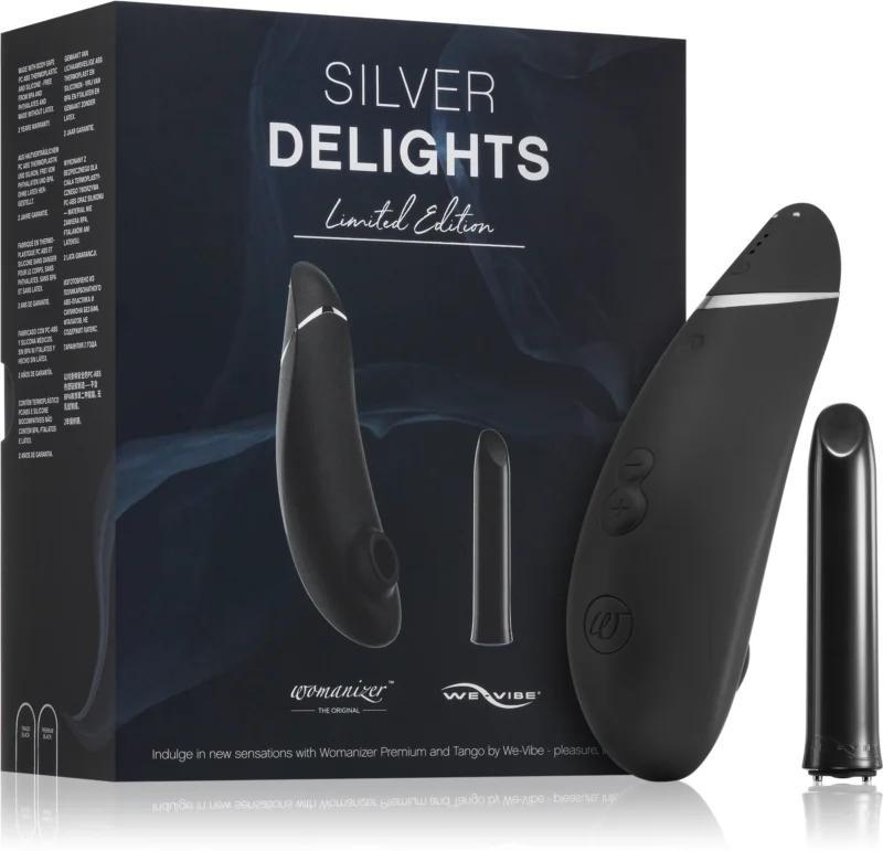 Silver Delights Set - Womanizer Premium + WeVibe Tango - Vibratoren