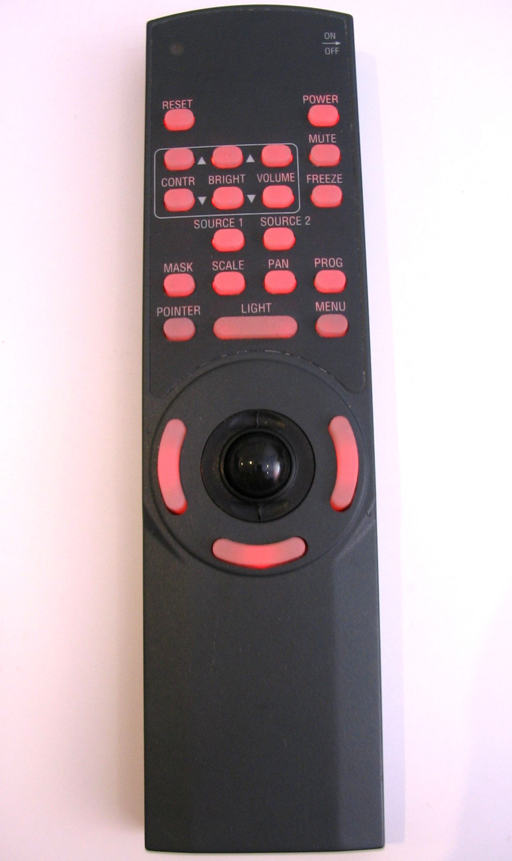 Batmouse II mit Trackball Fernbedienung für Beamer   Projektoren - ohne Batterien