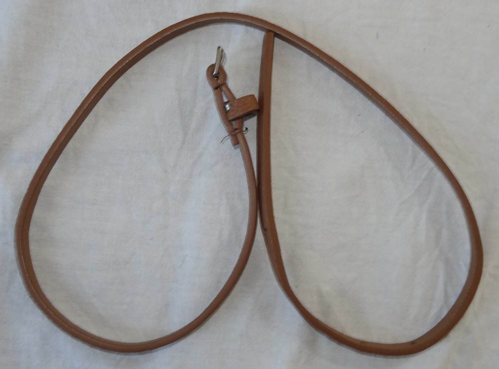 GL Gürtel Gr.S Textilleder braun kleine Gürtelschnalle 82x0,8 einwandfrei erhalten Kleidung Accessoi