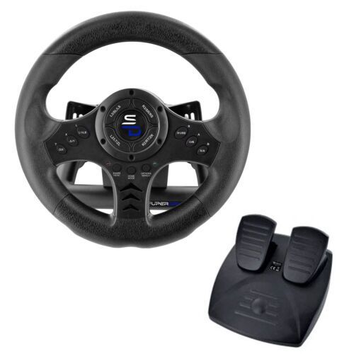 Rennlenkrad Subsonic Superdrive SV450 Racing Wheel für Xbox Windows schwarz GUT...