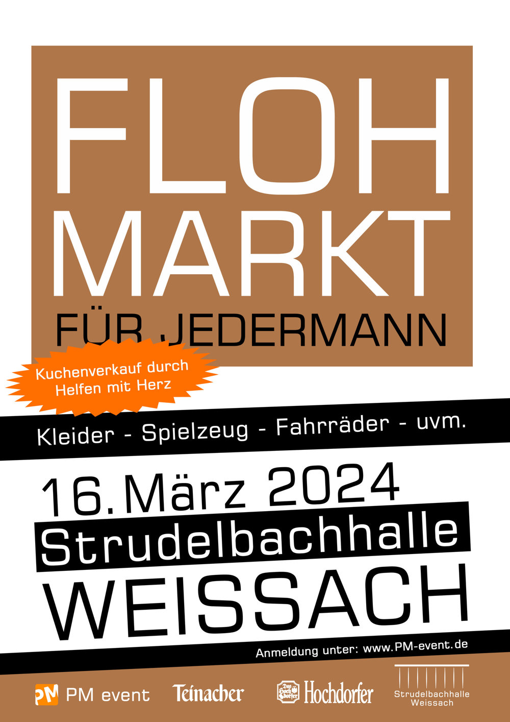 Flohmarkt für Jedermann in 71287 Weissach