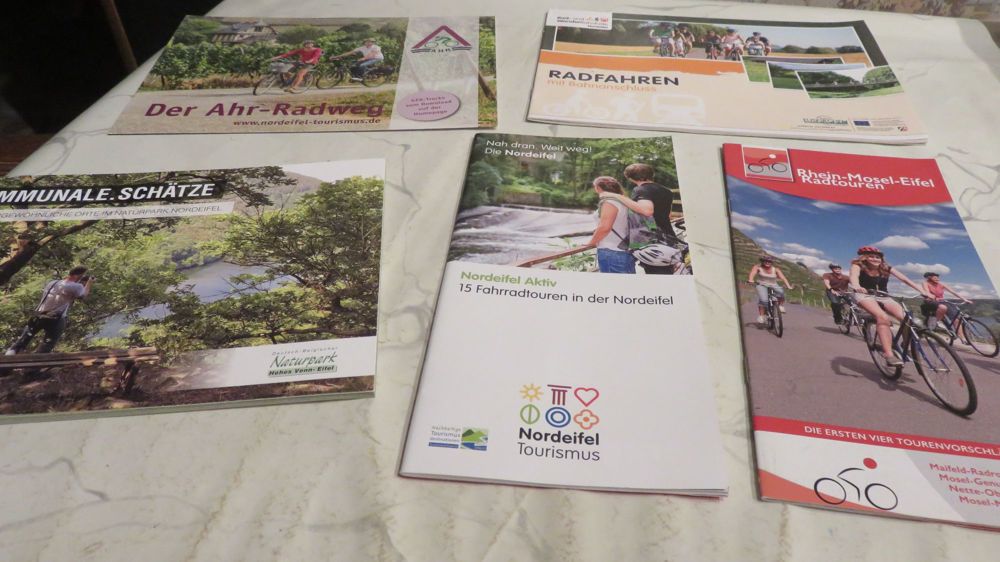 Eifel, Mosel, Rhein,  Radkarten zu verschenken