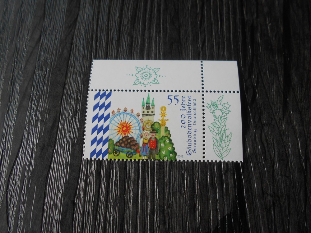 Briefmarke Deutschland 55 Cent 2012 Gäubodenvolksfest in Straubing 