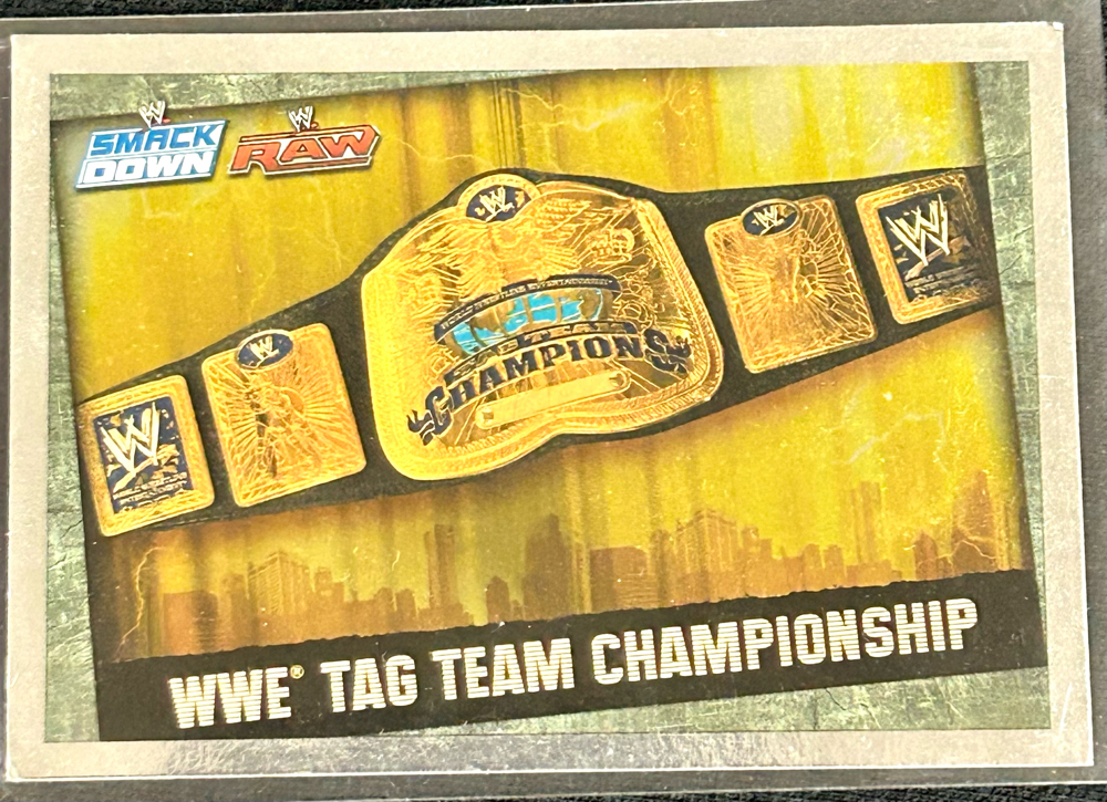 Topps Slam Attax Evolution 2009 WWE Tag Team Championship