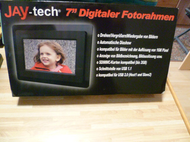 Jay-Tech 7 Digita Diaschowler Fotorahmen Nr. 71