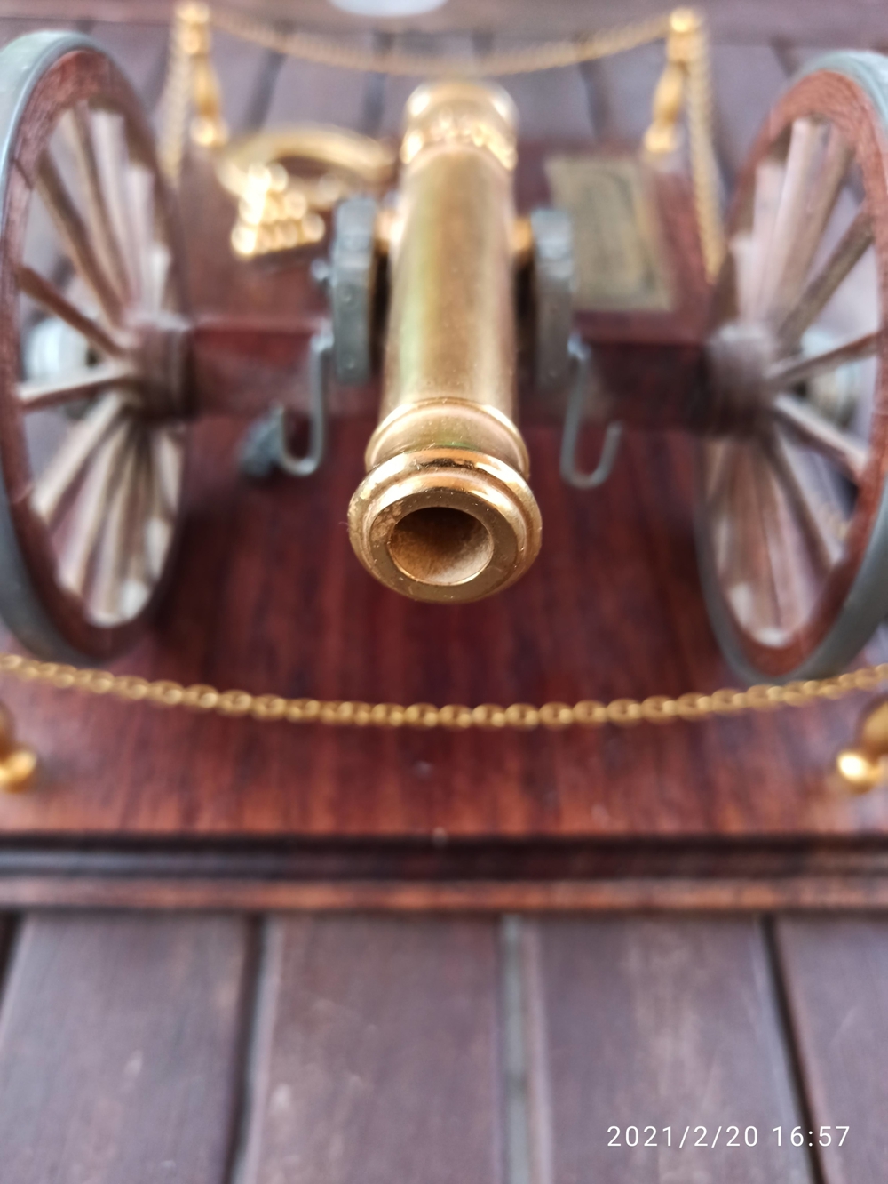 Modell Franklin Mint Civil War Cannon 1857