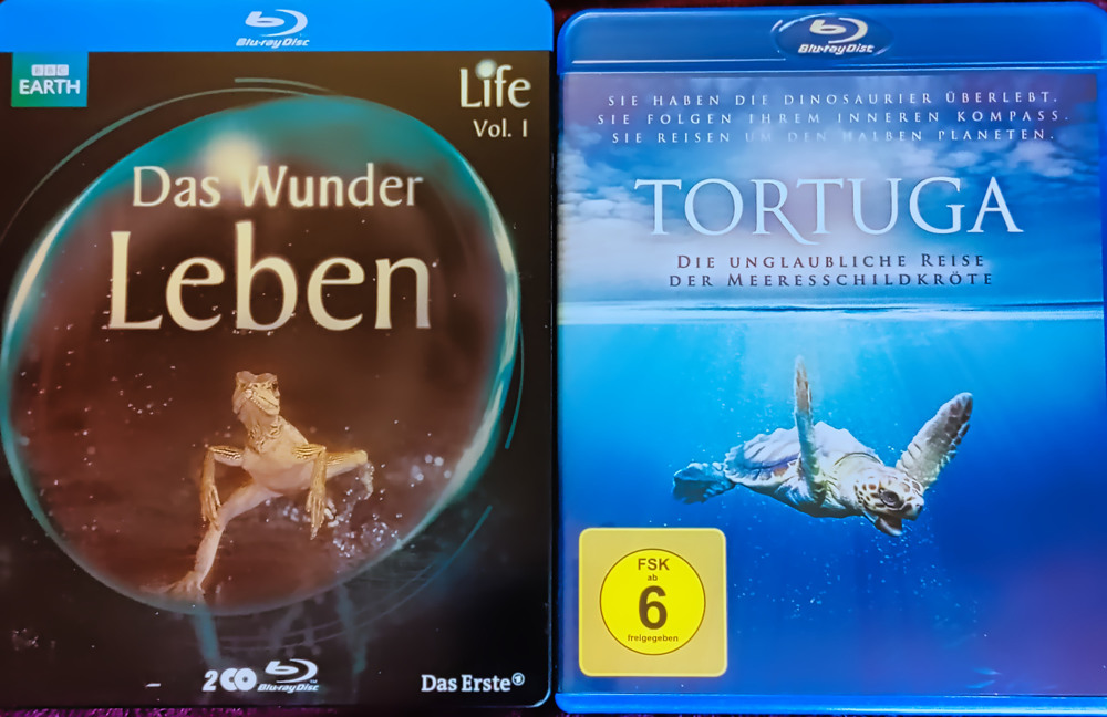 2 Blu-rayDisks "Natur": Das Wunder Leben   Tortuga