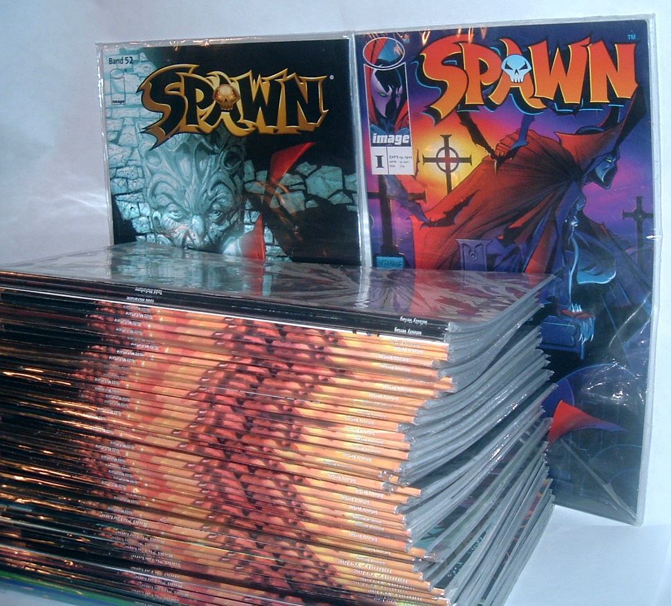 Spawn, Comics Hefte 1-52. Konvolut, kein PayPal