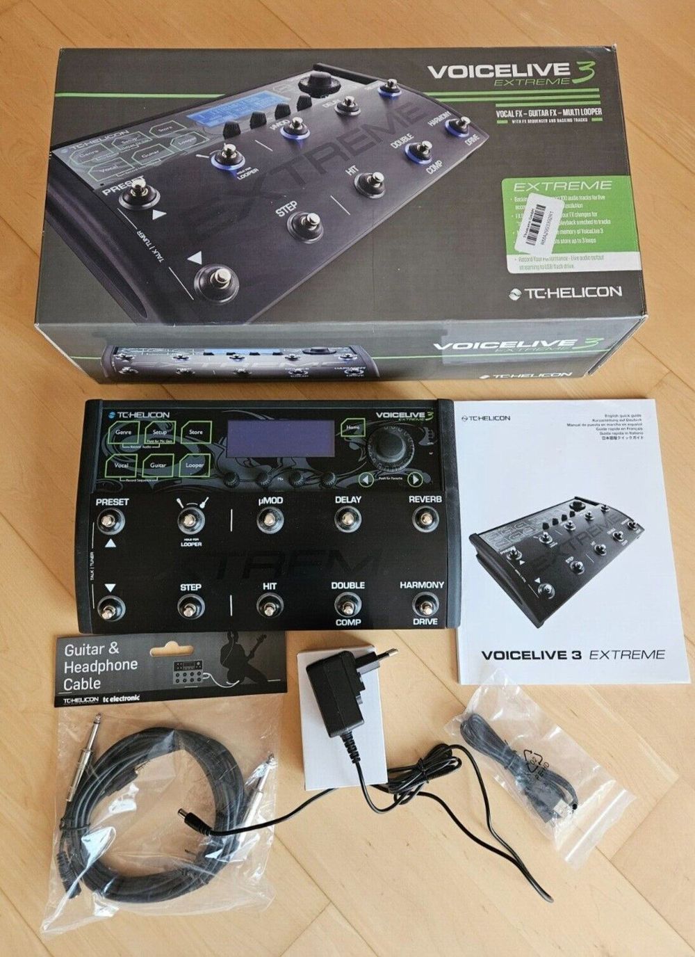  TC-Helicon VoiceLive 3 Extreme - Vocal Harmony & Effect Pedal mit OVP