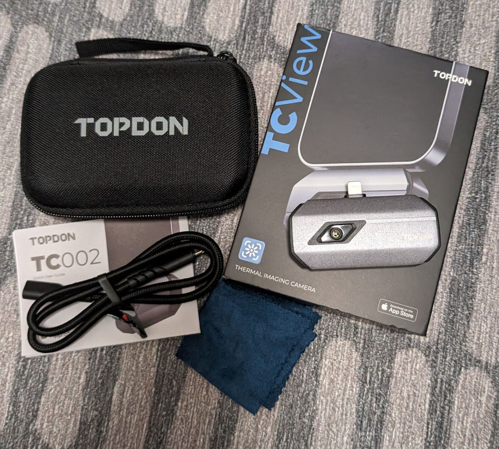  TOPDON TC002 Wärmebildkamera Infrarotkamera IR für IOS 256 X 192